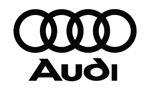 Black Audi logo representing professional Audi repair, maintenance, and diagnostic services at Kwik Kar Irving, TX.