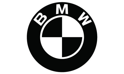 Black BMW logo representing professional BMW repair, maintenance, and diagnostic services at Kwik Kar Irving, TX.
