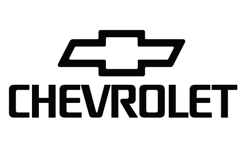 Black Chevrolet logo representing professional Chevrolet repair, maintenance, and diagnostic services at Kwik Kar Irving, TX.