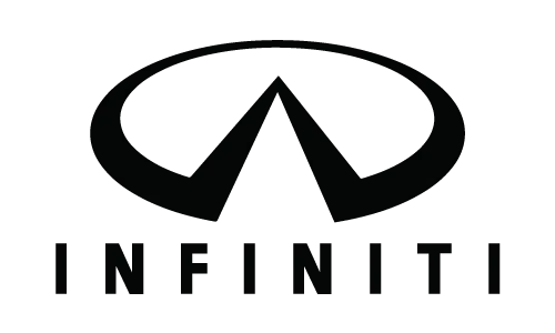 Black INFINITI logo representing professional INFINITI repair, maintenance, and diagnostic services at Kwik Kar Irving, TX.