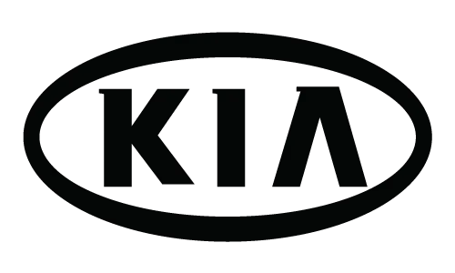 Black Kia logo representing professional Kia repair, maintenance, and diagnostic services at Kwik Kar Irving, TX.