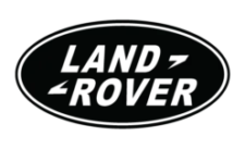 Black Land Rover logo representing expert Land Rover repair, maintenance, and diagnostics services at Kwik Kar Irving, TX.