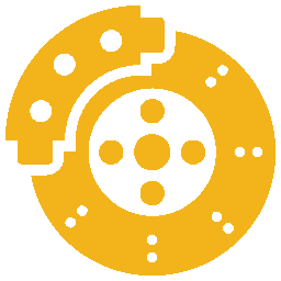 Disc brake icon representing brake repair and brake services at Kwik Kar Irving