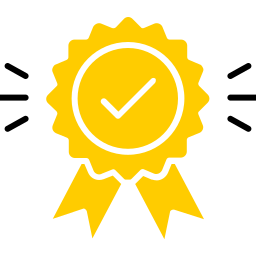 Kwik Kar Irving 24 month 24,000 mile warranty badge for auto repair and maintenance services